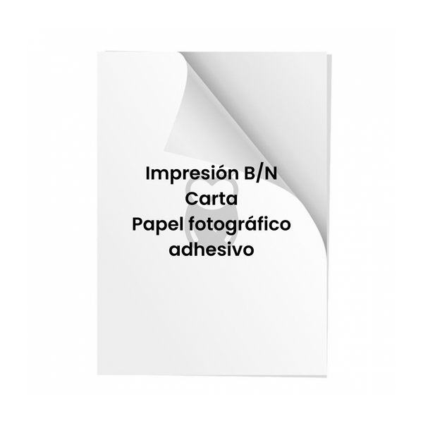 Impresion Papel Fotográfico Adhesivo