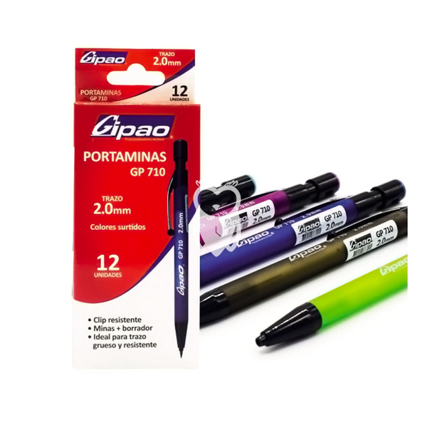 Portaminas Gipao Colores 2 mm