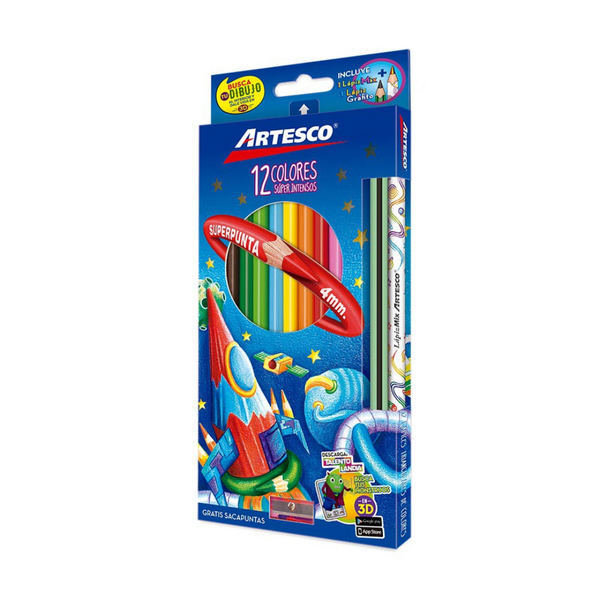Colores Artesco x 12 Super intenso