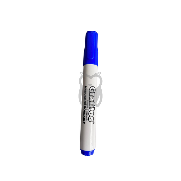 Marcador Borrable Azul Grafitos