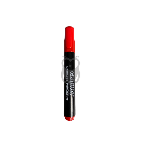 Marcador Permanente Rojo Grafitos