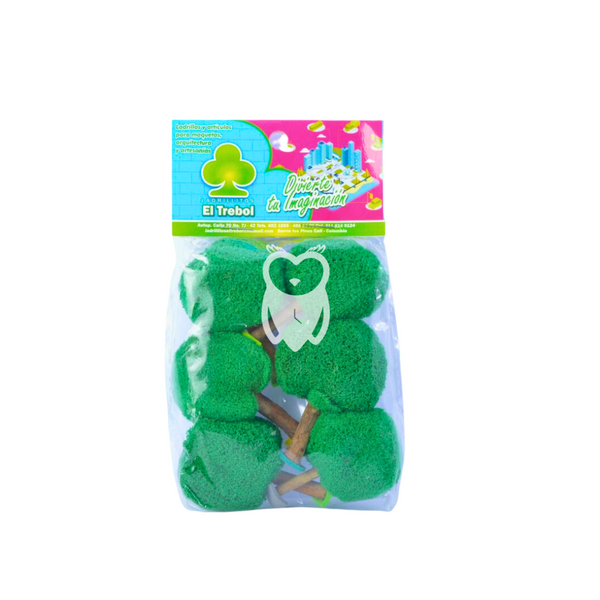 Arbol Espuma X 6 Maqueta