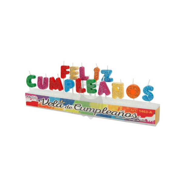 Vela Feliz Cumple Letrero