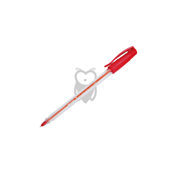 Lapicero rojo tapa 0,7mm Dry gel Marfil