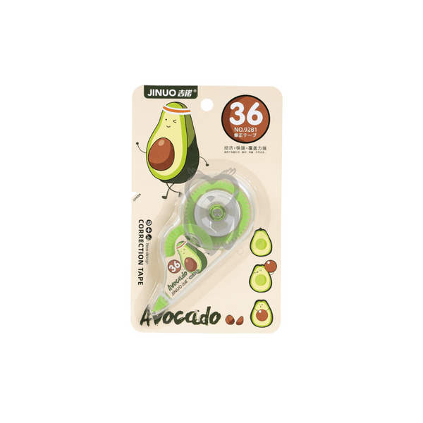 Corrector En Cinta Aguacate Kawaii