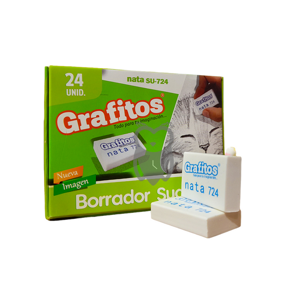 Borrador Blanco Grafito Su 724 Pequeño