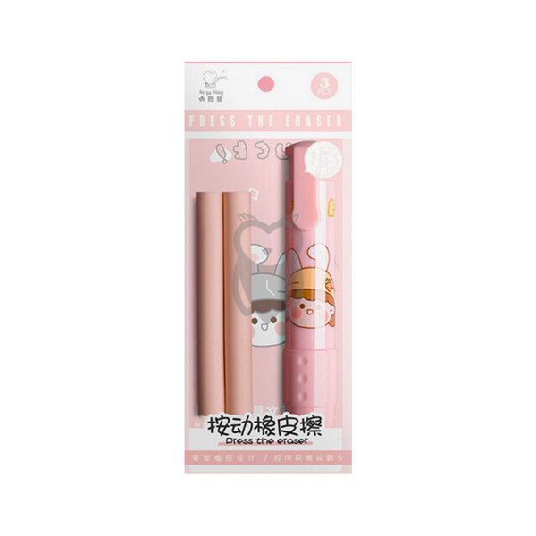 Borrador Retráctil Motivos Kawaii
