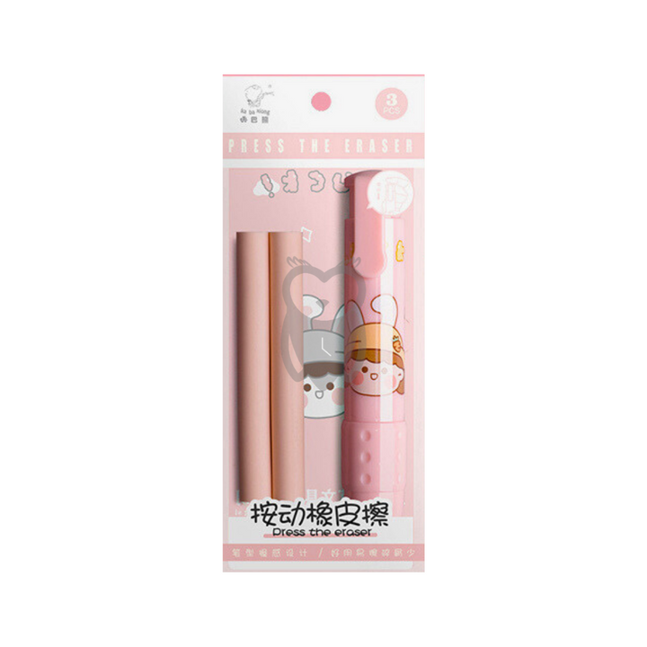 Borrador Retráctil Motivos Kawaii