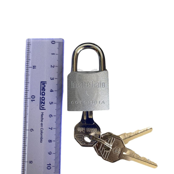 Candado Tipo Italiano 32mm Plata