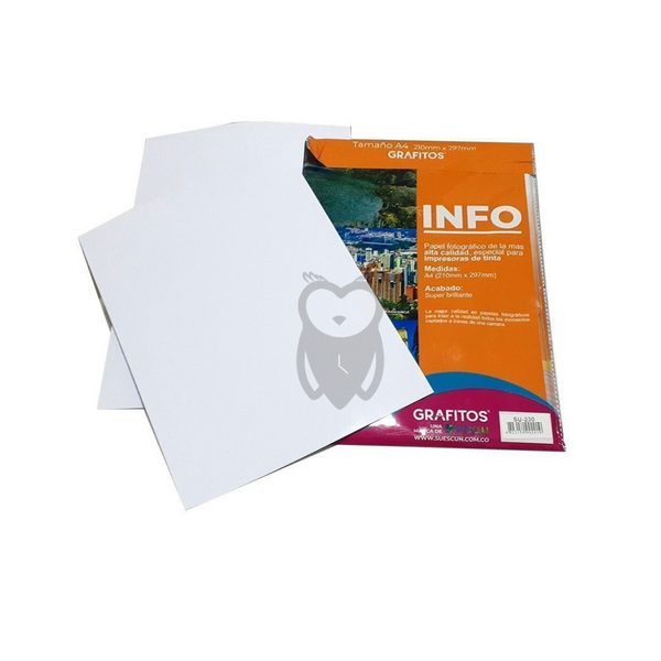 Papel Fotográfico 230gr x 20h